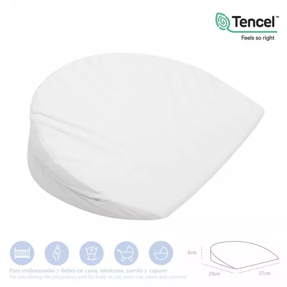 Protector de capazo impermeable fibra de Tencel 2 en 1