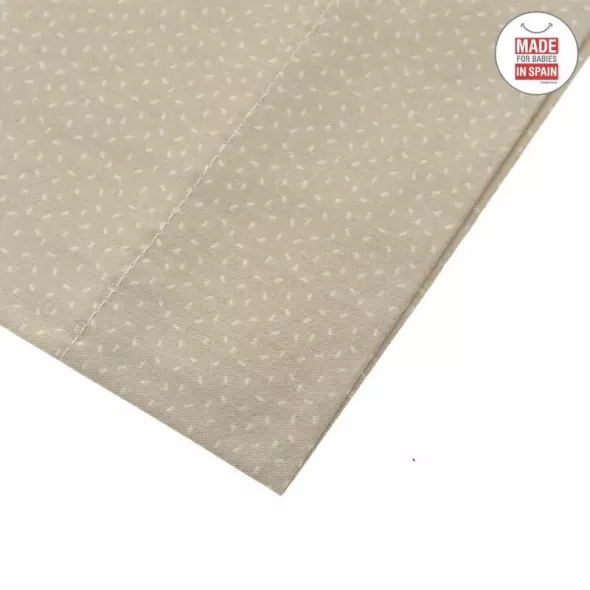 SABANA CAPAZO 3 PCS 80X120 CM SKY Beige – Nueces de Algodón