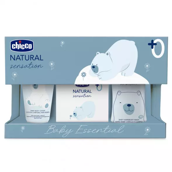Set Higiene baby kit azure Azul