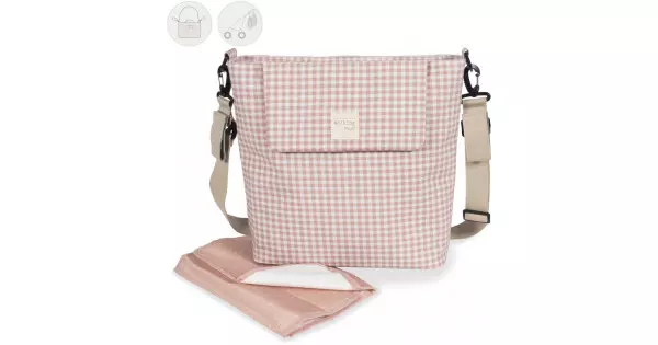 MOCHILA I LOVE VICHY ROSA WALKING MUM